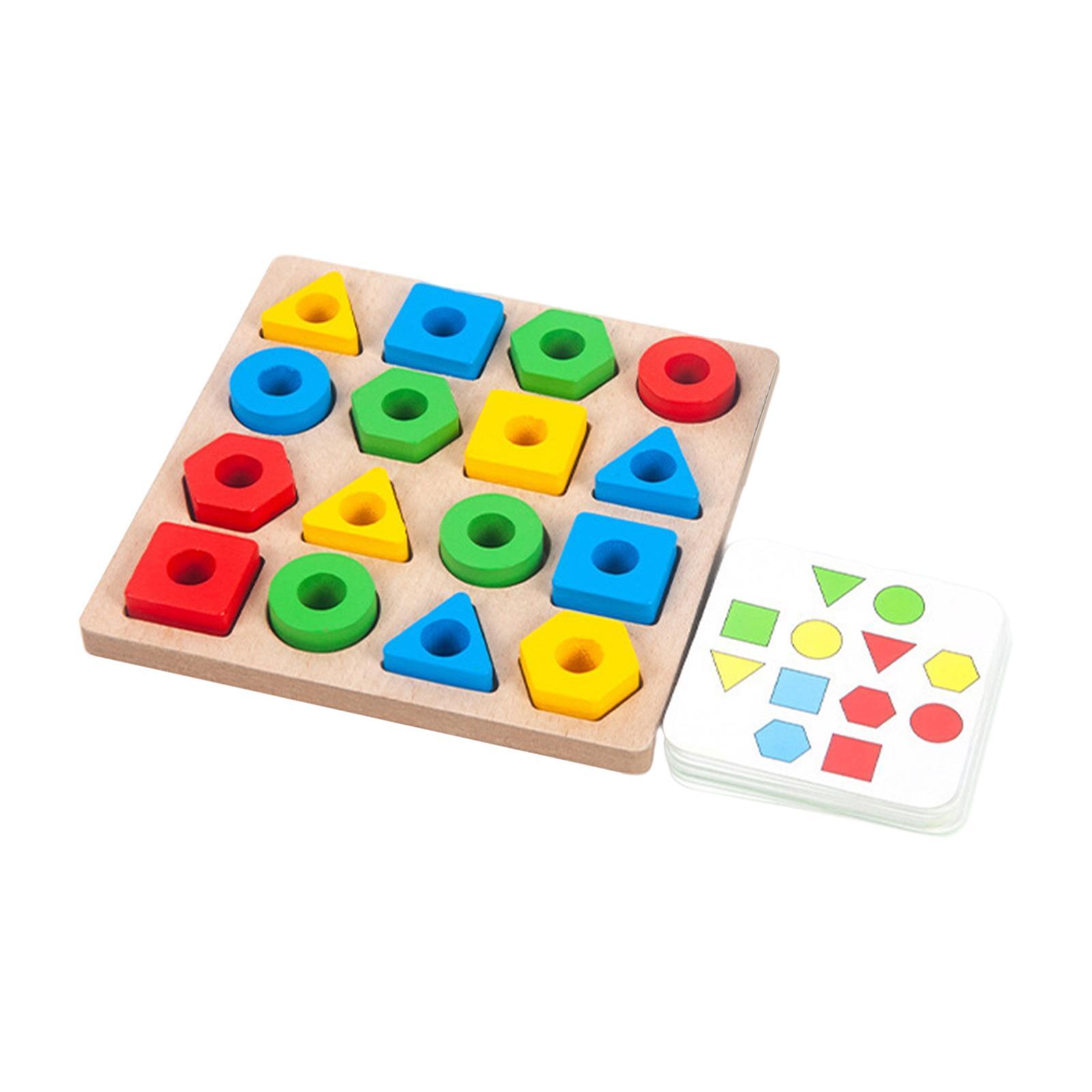Educational Toys Shape Recognition Puzzle Toys Children Toddlers Girls