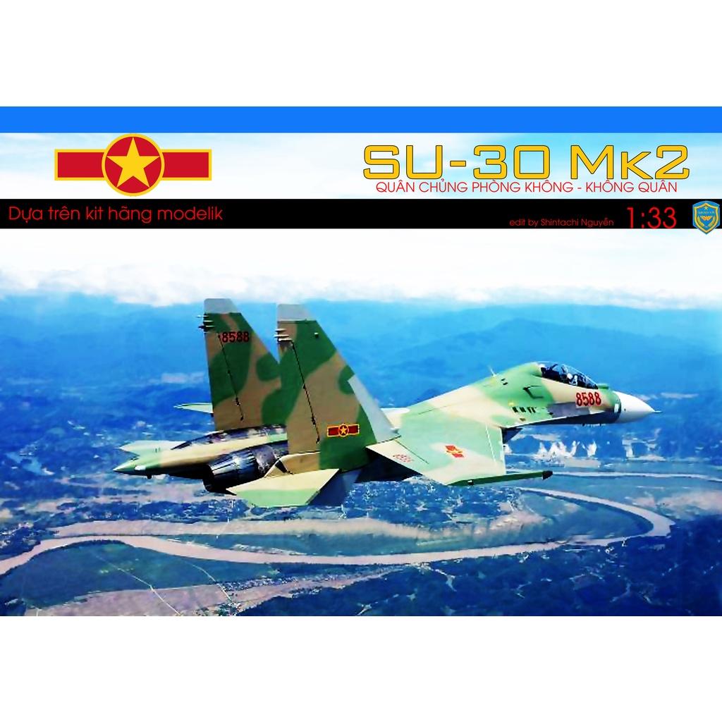 Mô hình máy bay SU-30Mk2 phiên bản KQND Việt Nam tỉ lệ 1/72