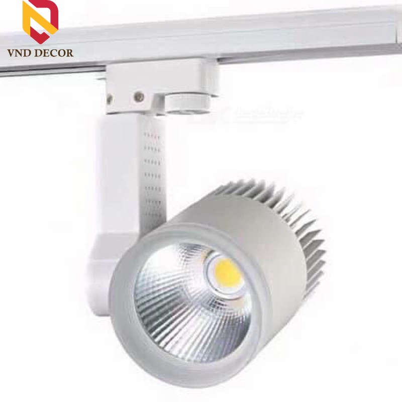 ĐÈN LED RAY RỌI MINI COB 12W VỎ TRẮNG - ÁNH SÁNG TRẮNG 6500K, ÁNH SÁNG VÀNG 3500K, SỬ DỤNG TRANG TRÍ SHOROOM, CỬA HÀNG