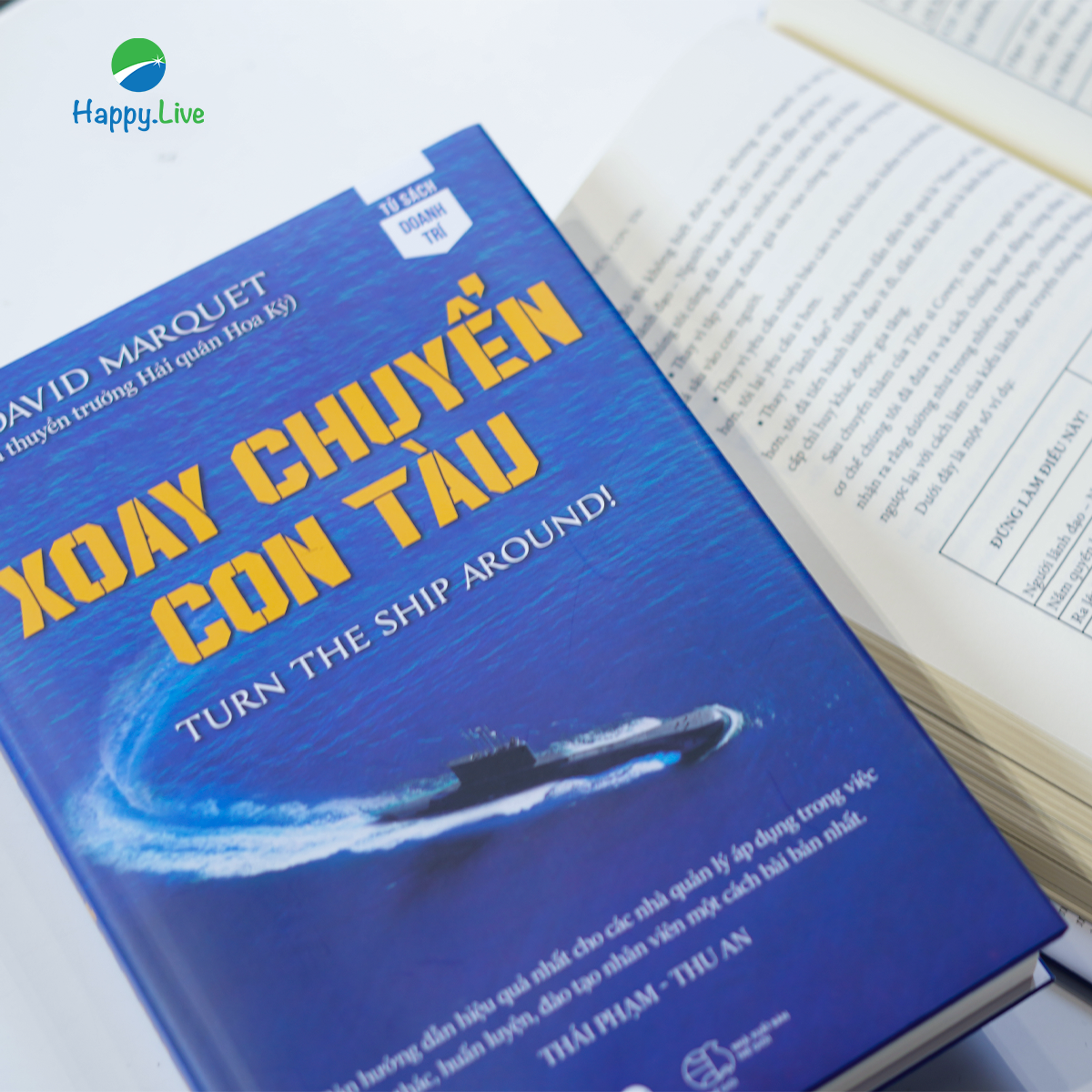 Sách Xoay chuyển con tàu - Turn the Ship Around - Happy Live