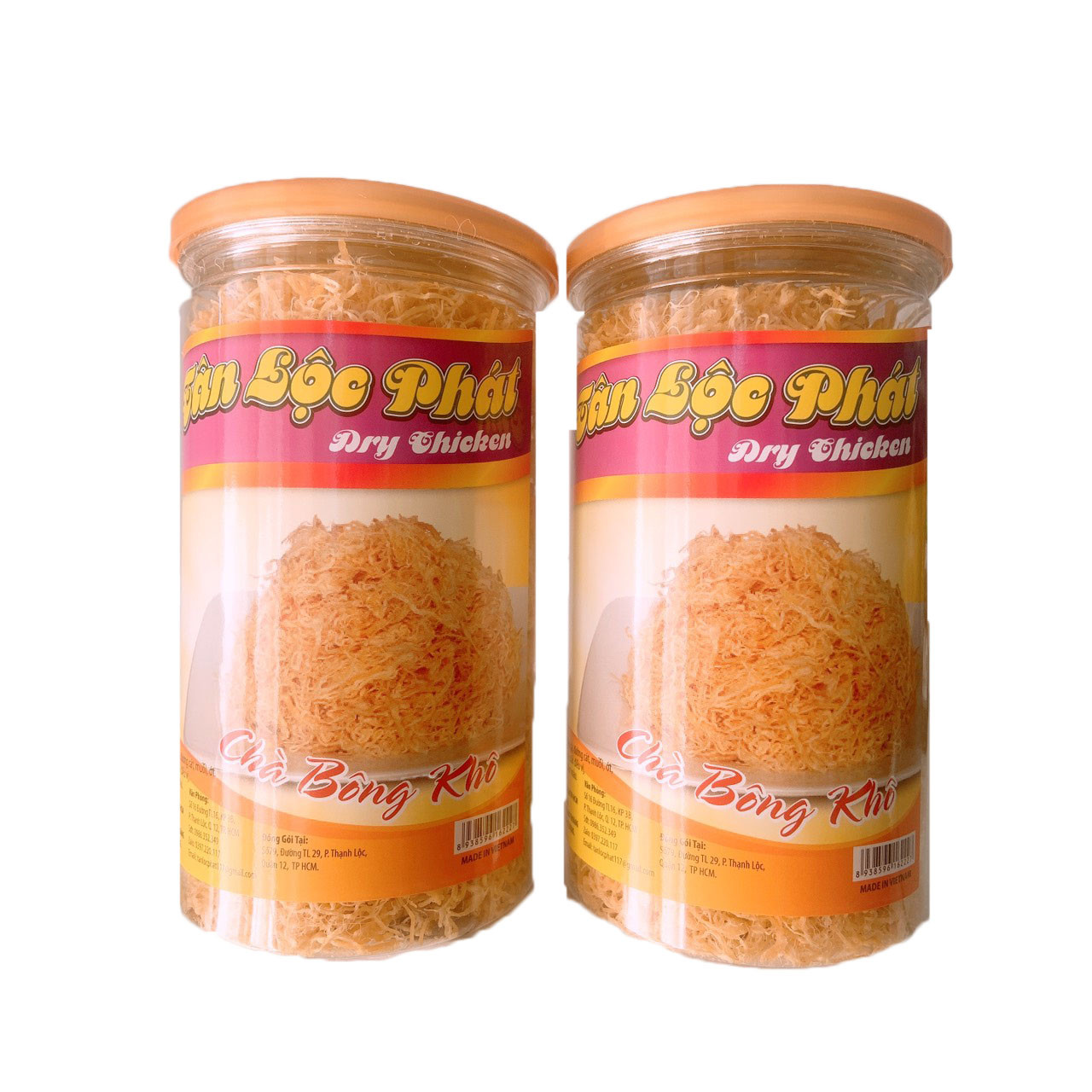 COMBO 2 HŨ GÀ CHÀ BÔNG CAY TLP - MỖI HŨ 250G