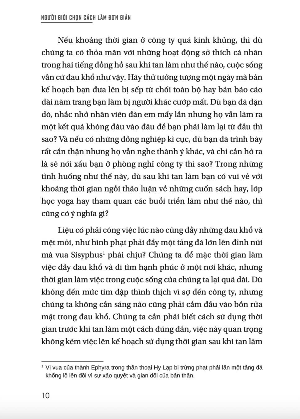 Người Giỏi Chọn Cách Làm Đơn Giản