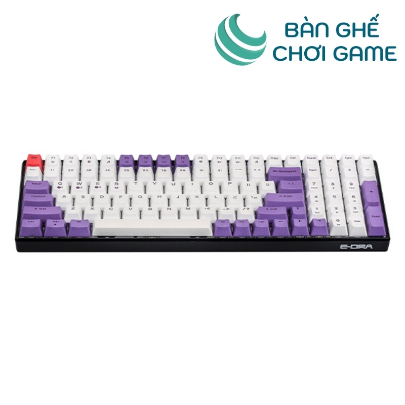 Bàn phím cơ không dây E-Dra EK396W Gateron Switch - Hàng chính hãng