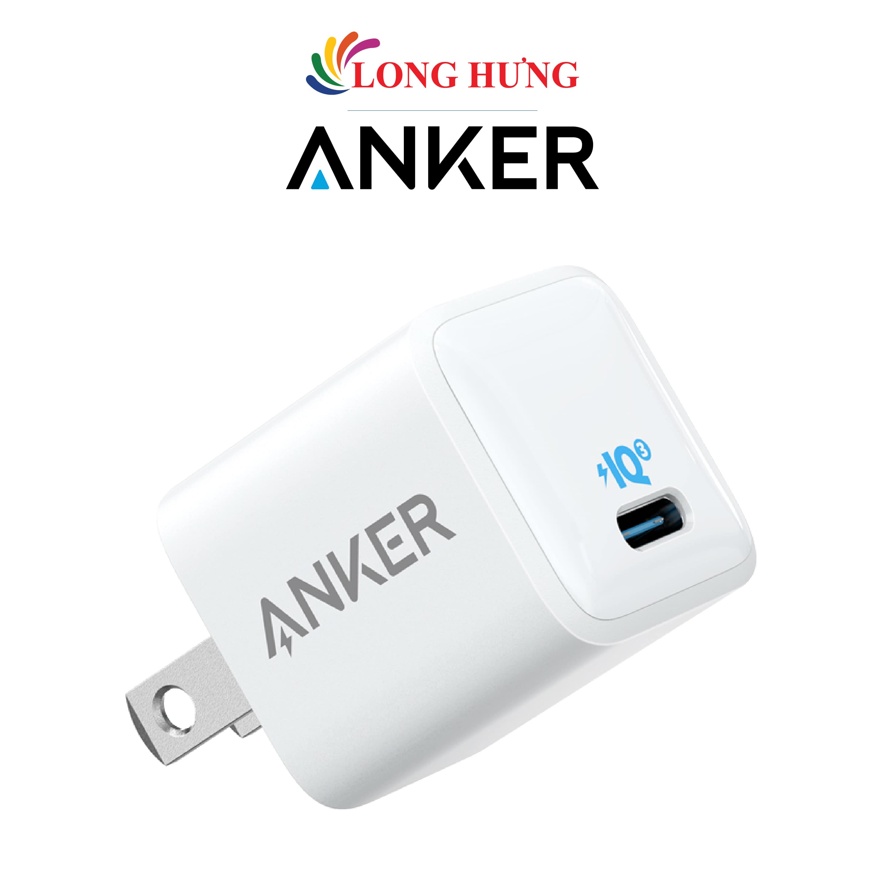 Cốc sạc Anker Powerport III Nano 1Type-C 20W A2633 - Hàng chính hãng