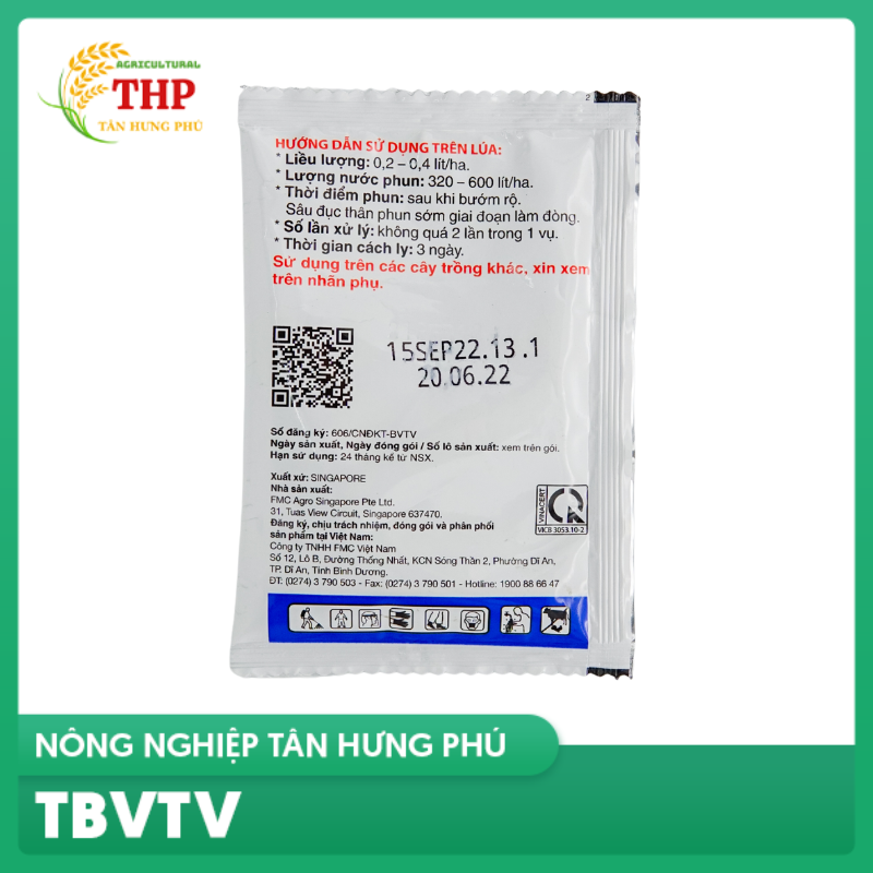Prevathon 5SC | Diệt trừ các loại sâu đục thân, cuốn lá, sâu tơ gây hại cây | Gói 25ml