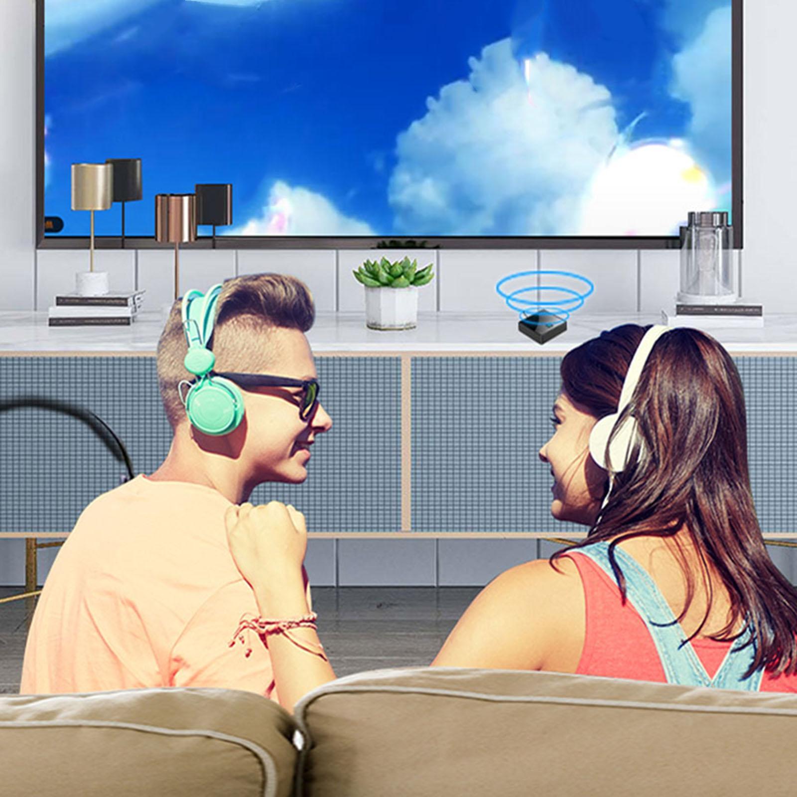 3.5mm AUX Adapter Rechargeable 5Mbps for TV Speaker Headphones