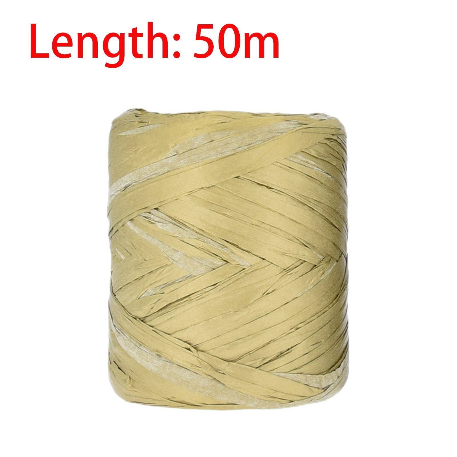Raffia Paper Ribbon Packing Paper Twine Ribbon for Packing Wrapping Bouquets