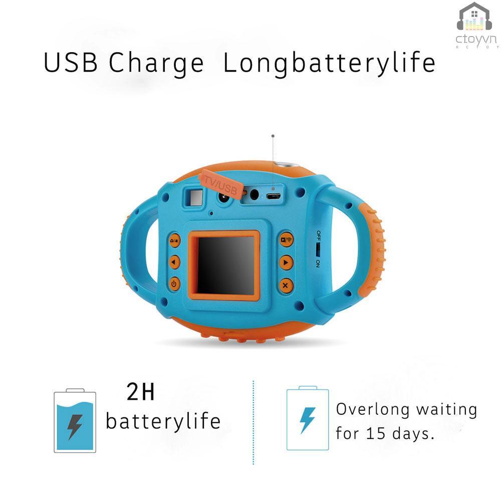 Camera kỹ thuật số WiFi Max. 5 Mega Pixels với pin Lithium dễ thương cho bé
