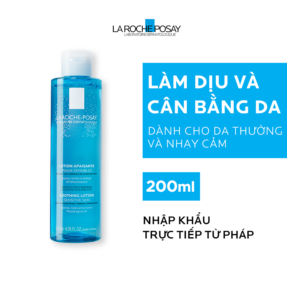 Nước cân bằng giúp làm dịu và bảo vệ da nhạy cảm La Roche-Posay Lotion Sensitive Skin 200ml