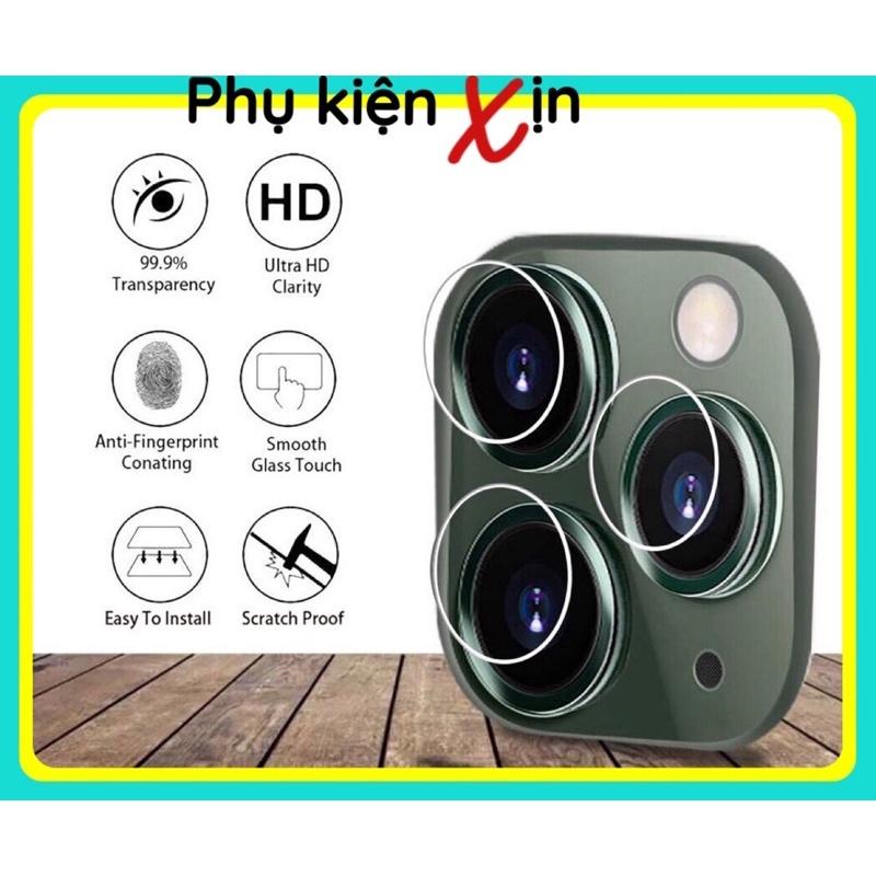 Kính Cường Lực Chống Trầy Cho Camera Iphone 11/ 11Pro/ 11Promax/ 12/ 12Mini/ 12Pro/ 12Promax - Bảo Vệ Camera