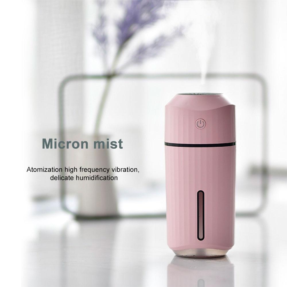 Máy Tạo Độ Ẩm Không Khí 320ML Hình Thỏ Dễ Thương Siêu Im Lặng USB Tinh Phòng Xe Ban Đêm LED Đèn Máy Lọc Không Khí Sương máy Làm Không Khí Tươi Hơn