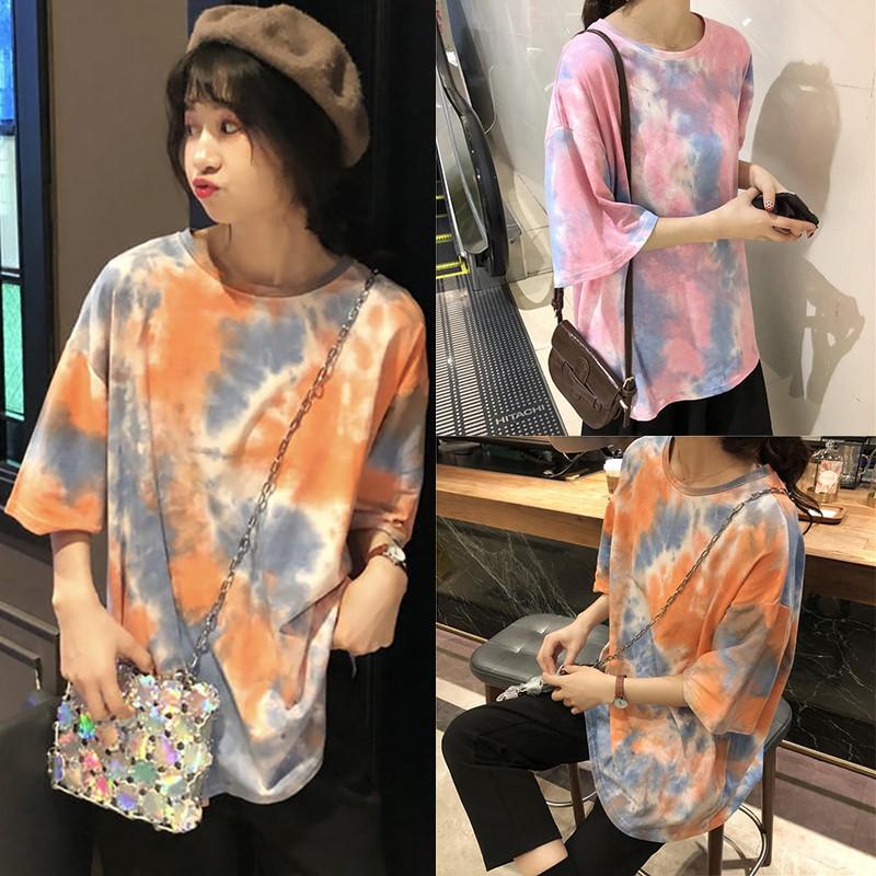 Áo thun nữ cổ tròn tay ngắn