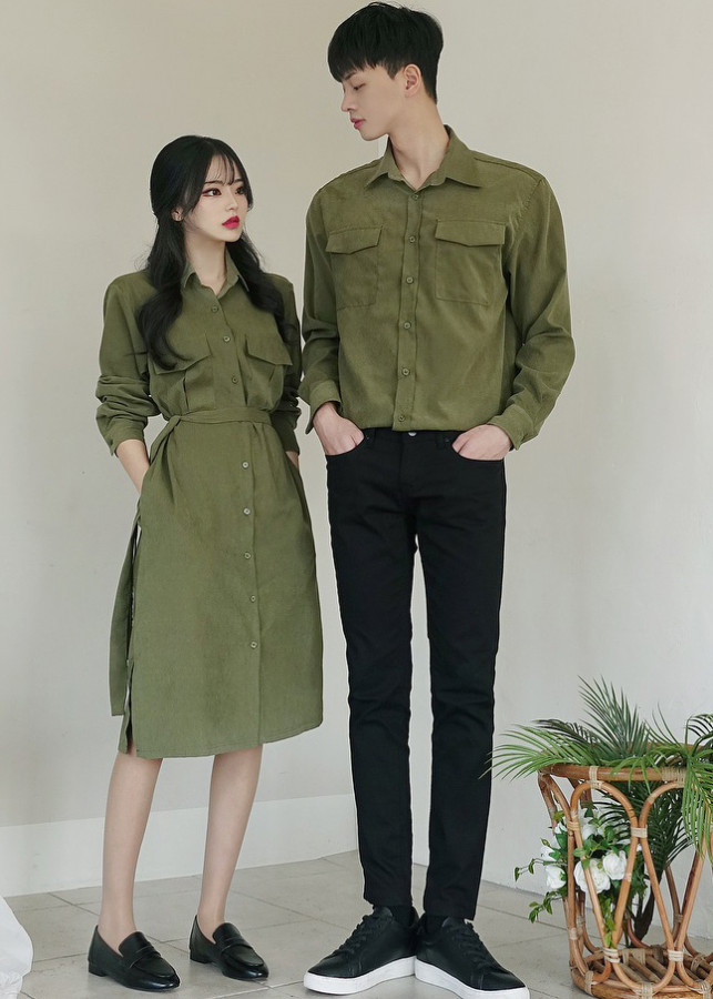 Váy sơ mi đôi chụp ảnh cưới