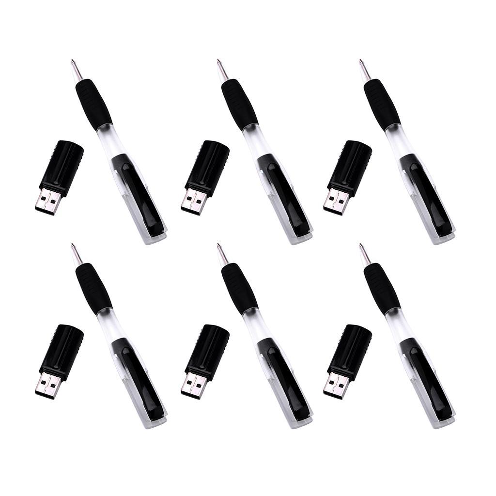 Business USB 2.0 Flash Drive, 2-in-1 Memory Thumb U Disk with Ballpoint Pen