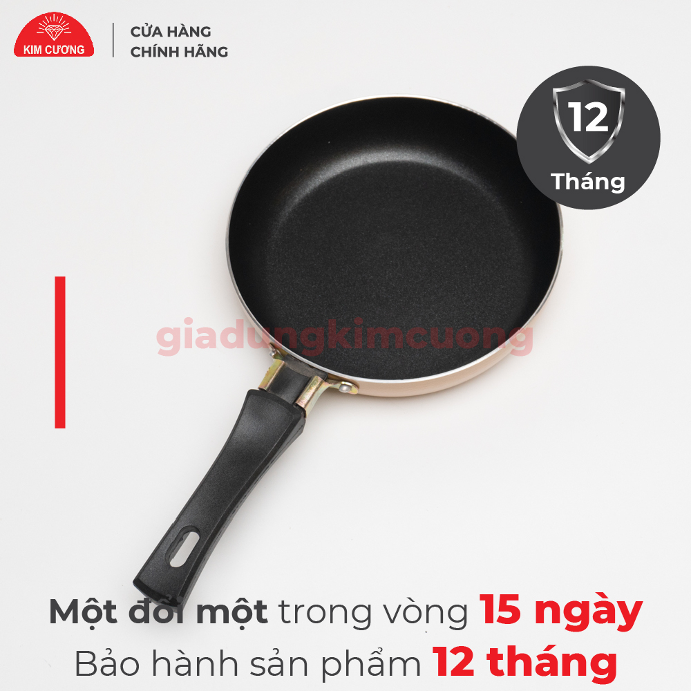 Chảo Chống Dính Ceramic Kim Cương - Size 16 đến 28 Cm - Hàng Chính Hãng