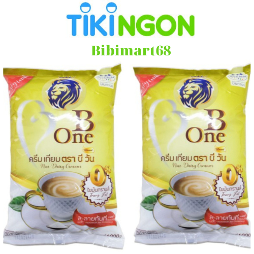 Túi 1 Kg Bột Sữa Béo Cao cấp B One Pha Trà Sữa, Cà Phê - Nhập Khẩu Thái Lan