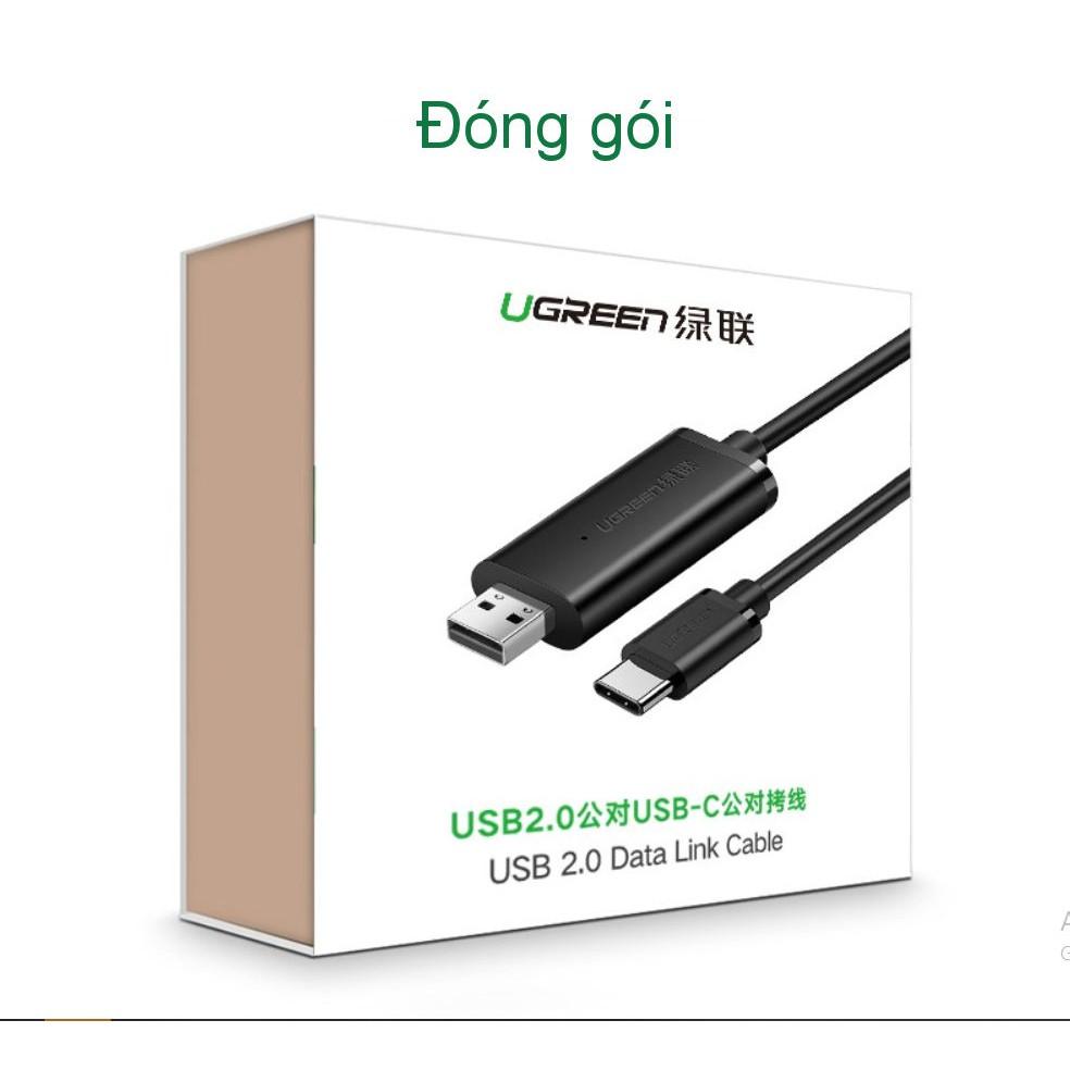 Cáp dữ liệu USB 2.0 sang type C tích hợp chipset, dài 2m UGREEN US318 70420 - Hàng chính hãng