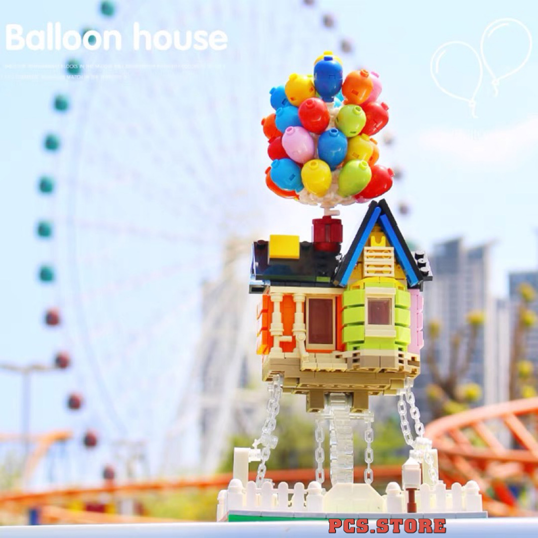 Đồ Chơi Lắp Ráp Mô Hình Ngôi Nhà Bóng Bay Trong Phim Up Balloon House - PCS STORE