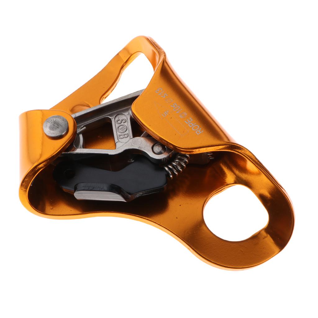 10kn Right/Left Hand Ascender with Free Decal for Outdoors Tree Rock Climbing Mountaineering