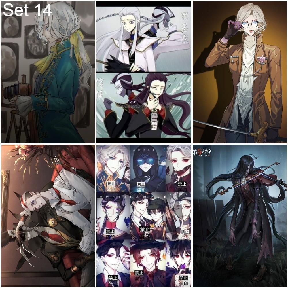 Bộ 6 Áp phích - Poster Identity V - Nhân Cách Thứ 5   - A3,A4,A5