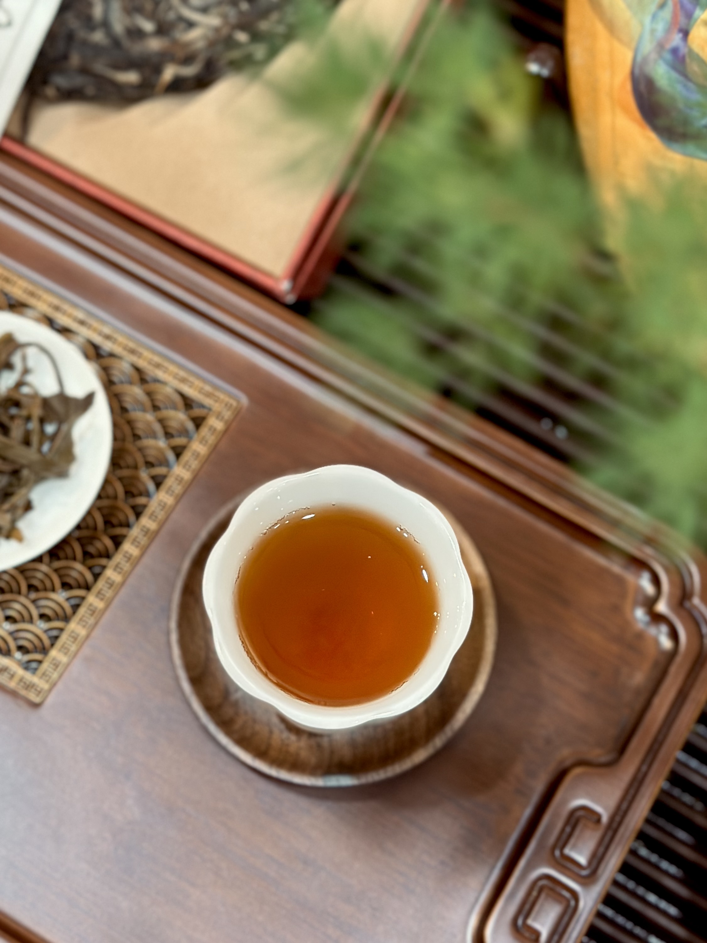 BÁNH TRÀ PHỔ NHĨ SỐNG "BĂNG ĐẢO ẤN TƯỢNG" - 357G - TRÀ NGON ĐẶC BIỆT - VIỆT LONG TRÀ