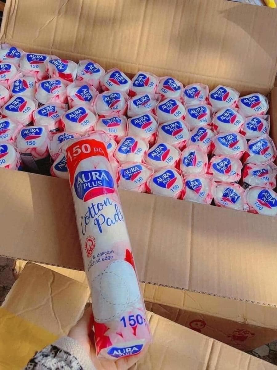 Bông Cotton AURA 150 MIẾNG