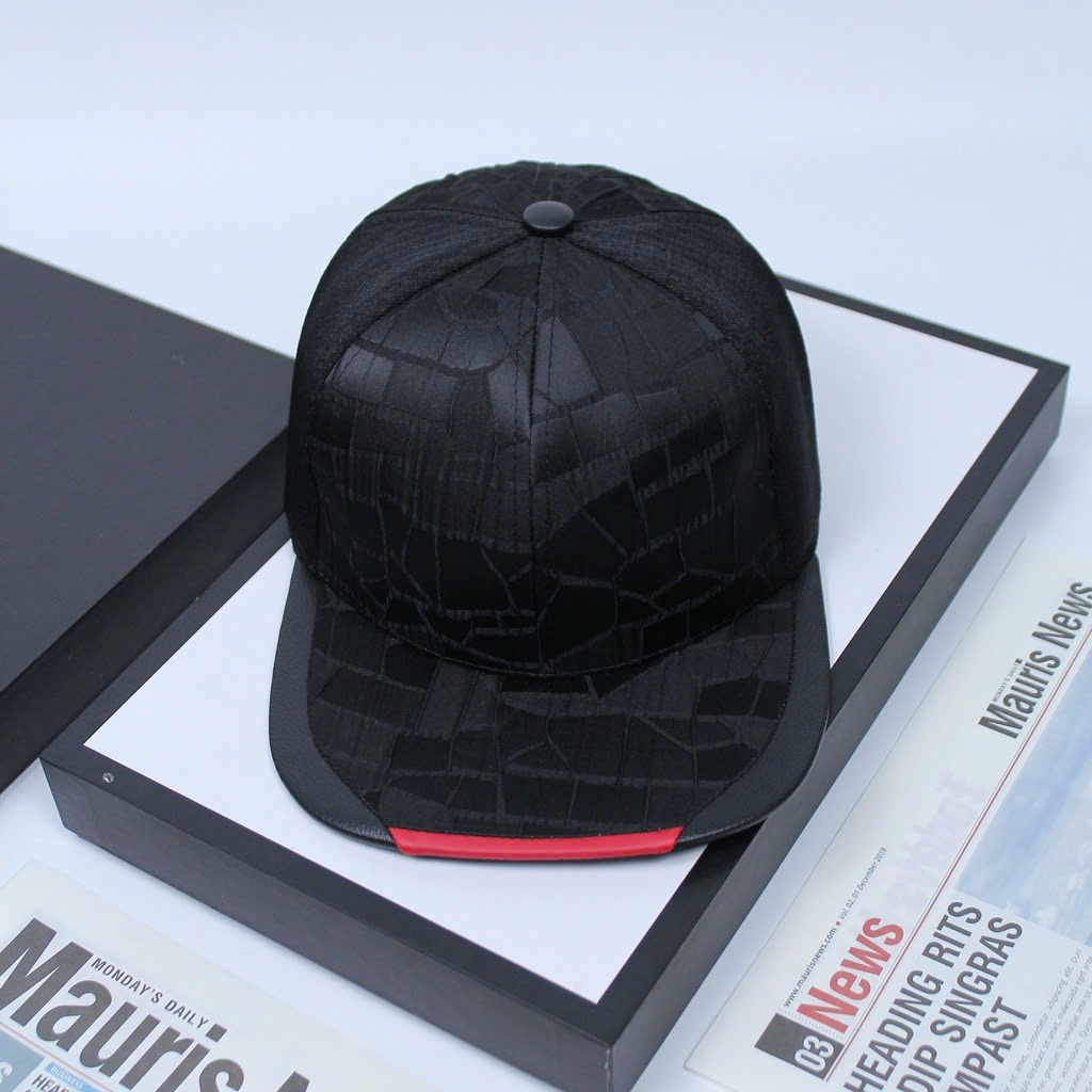 Nón hiphop, mũ snapback gạch đá phối vải kaki form chuẩn thời trang đường phố siêu đẹp