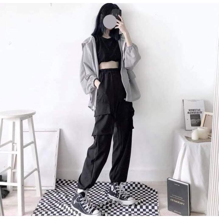 Quần thun túi hộp box pant chất unisex