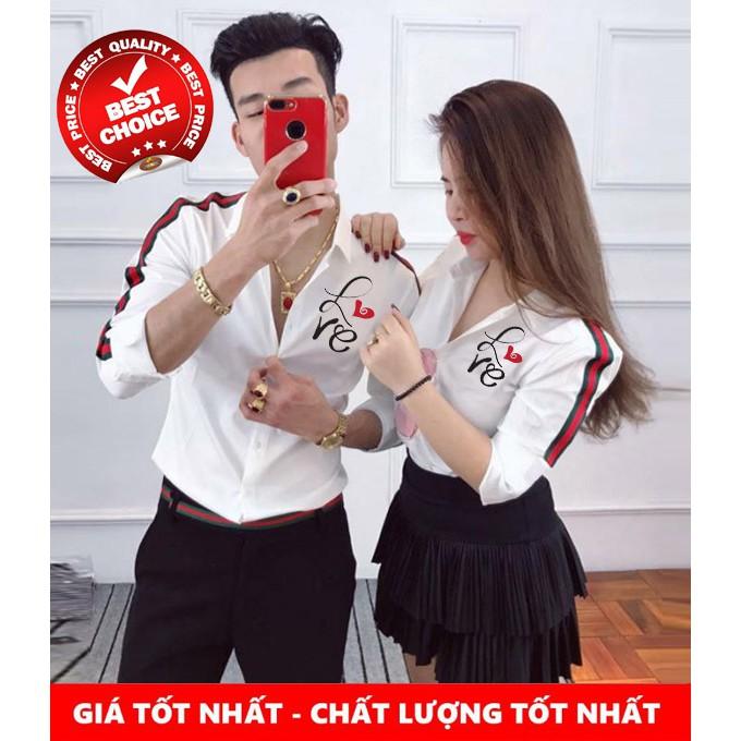 ÁO SƠ MI ĐÔI XE ĐẠP CAO CẤP | SƠ MI CẶP GIÁ RẺ