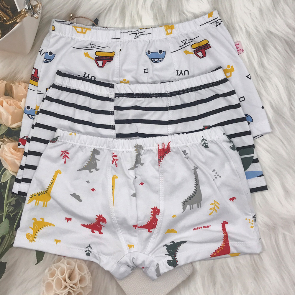 Set 5 quần lót bé trai ATUNER QLN024, quần chip bé trai từ 2-8 tuổi, vải cotton co giãn, chất liệu kháng khuẩn, an toàn với làn da, họa tiết dễ thương, tươi sáng – Hàng Chính Hãng