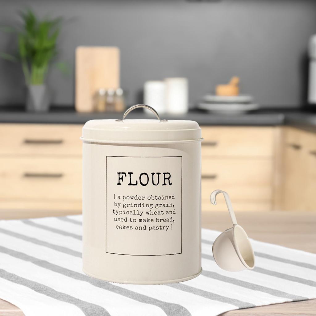 Food Flour Storage Tin Jar 5 litres Container