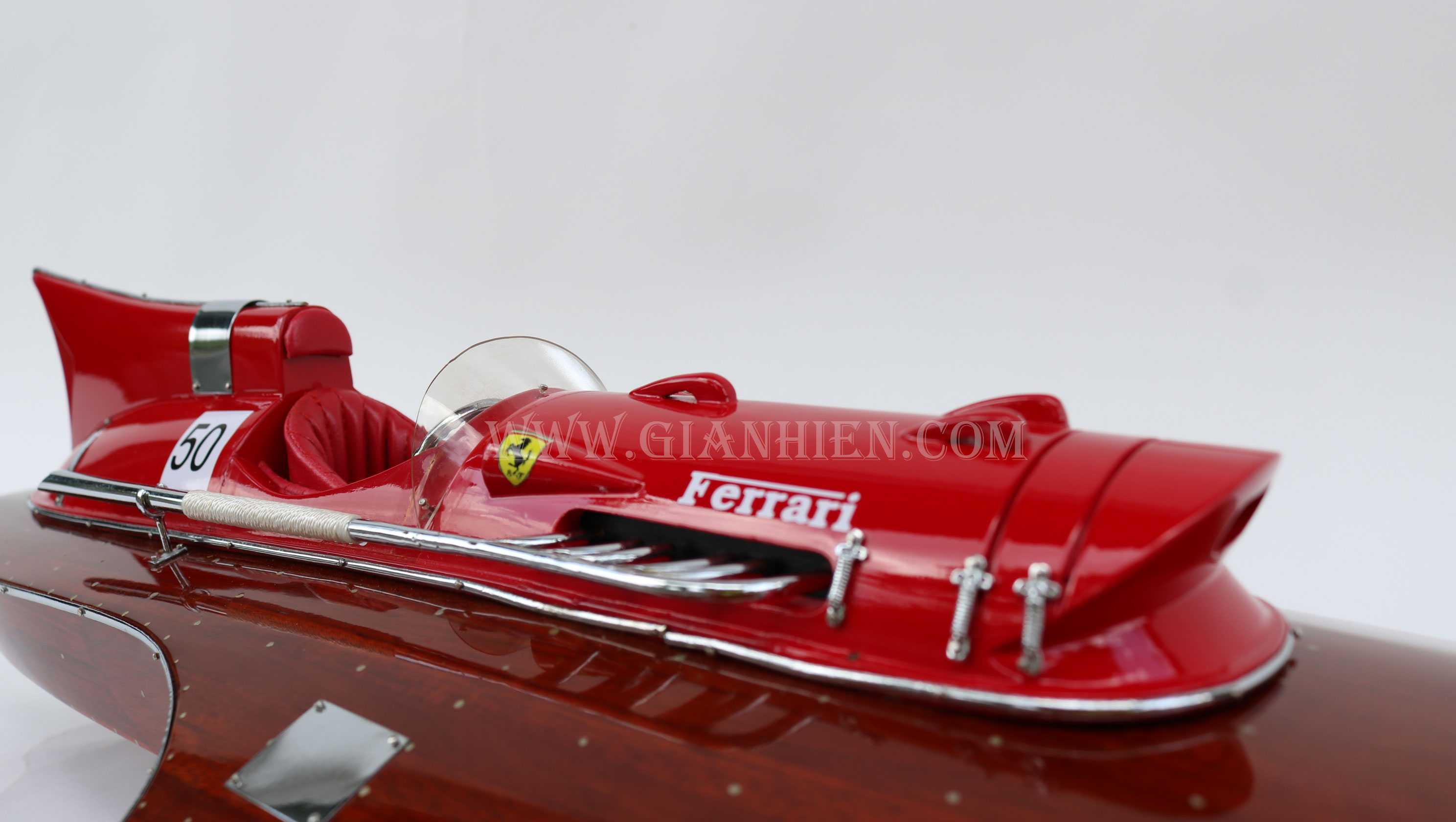 Mô hình Thuyền đua tốc độ FERRARI HYDROPLANE 1954 (Giá xưởng)