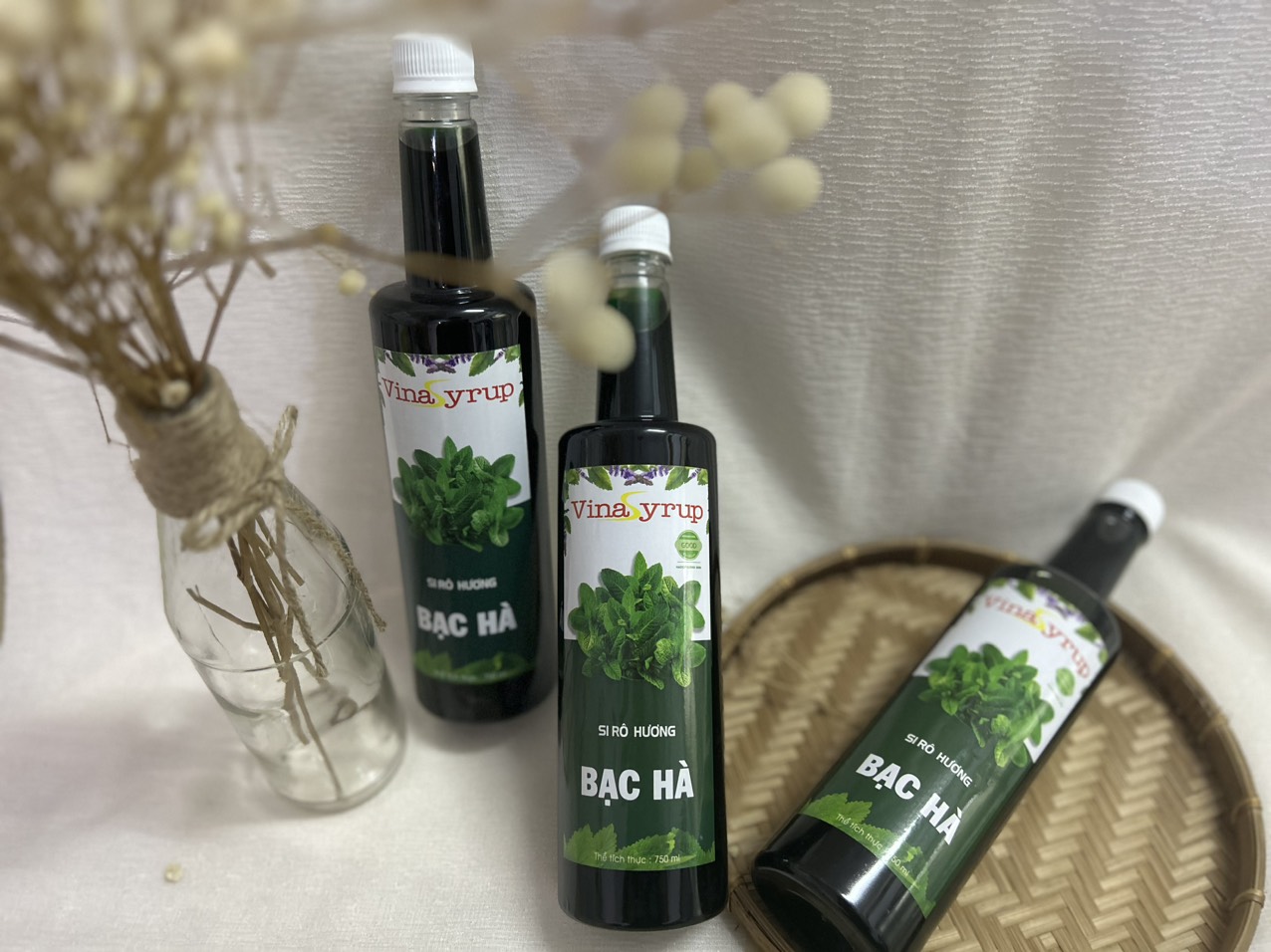 Siro Bạc Hà VinaSyrup 750ml