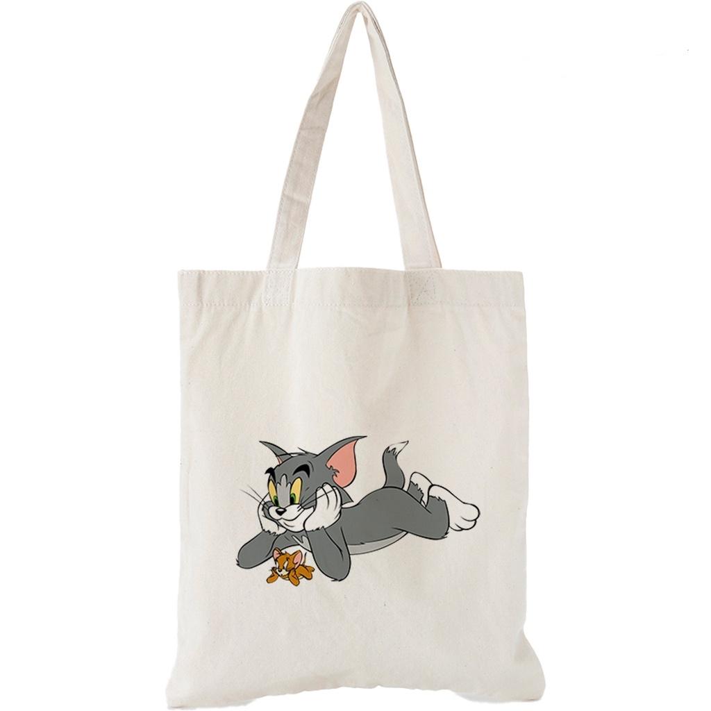Túi vải Canvas Trương Gia Túi Vải - Túi Canvas bộ sưu tập hoạt hình ngộ nghĩnh nhiều kích thước