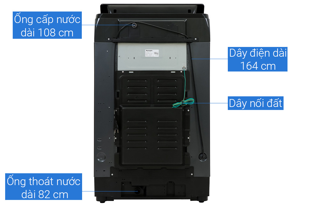 Máy giặt Panasonic Inverter 12.5 Kg NA-FD125V1BV Mới 2021 - Hàng chính hãng (chỉ giao HCM)