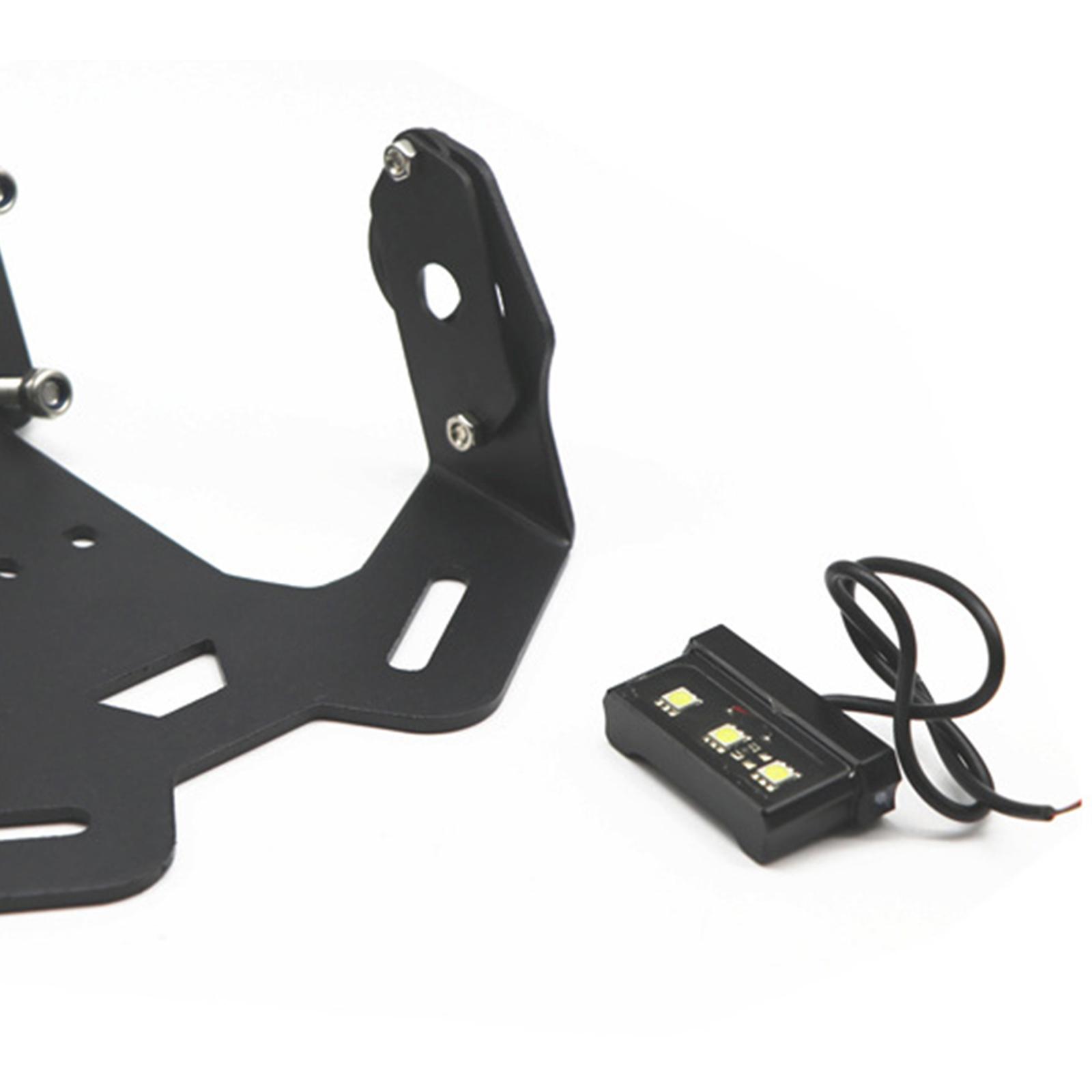 LED License Plate Light Frame License Tag Lights for Yamaha MT-15 2019-2020