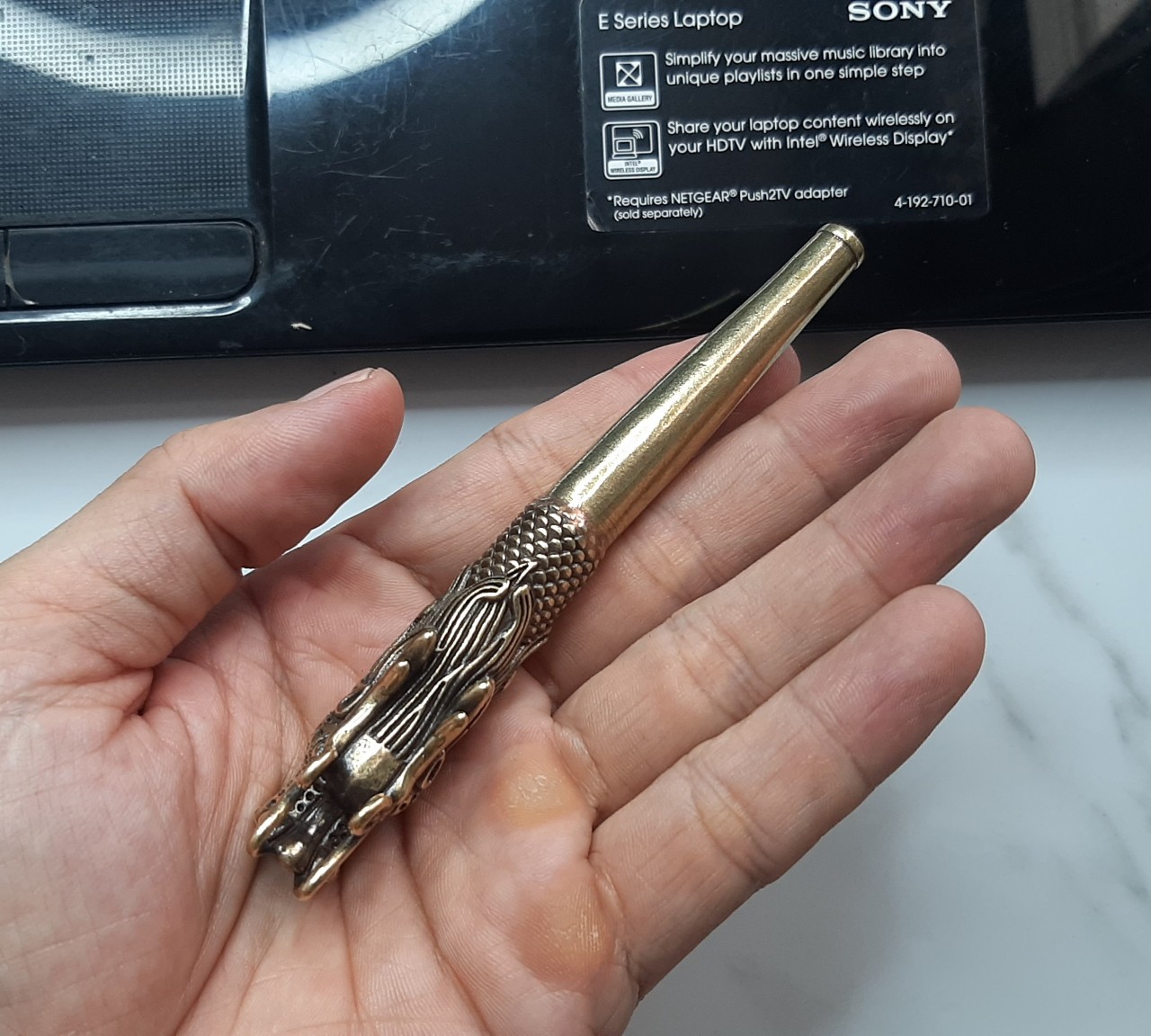 Tẩu thuốc Rồng bằng đồng nguyên chất cực kỳ đẹp gắn điếu ( KIỂU GIAO NGẪU NHIÊN) | Shop Thành Nhi