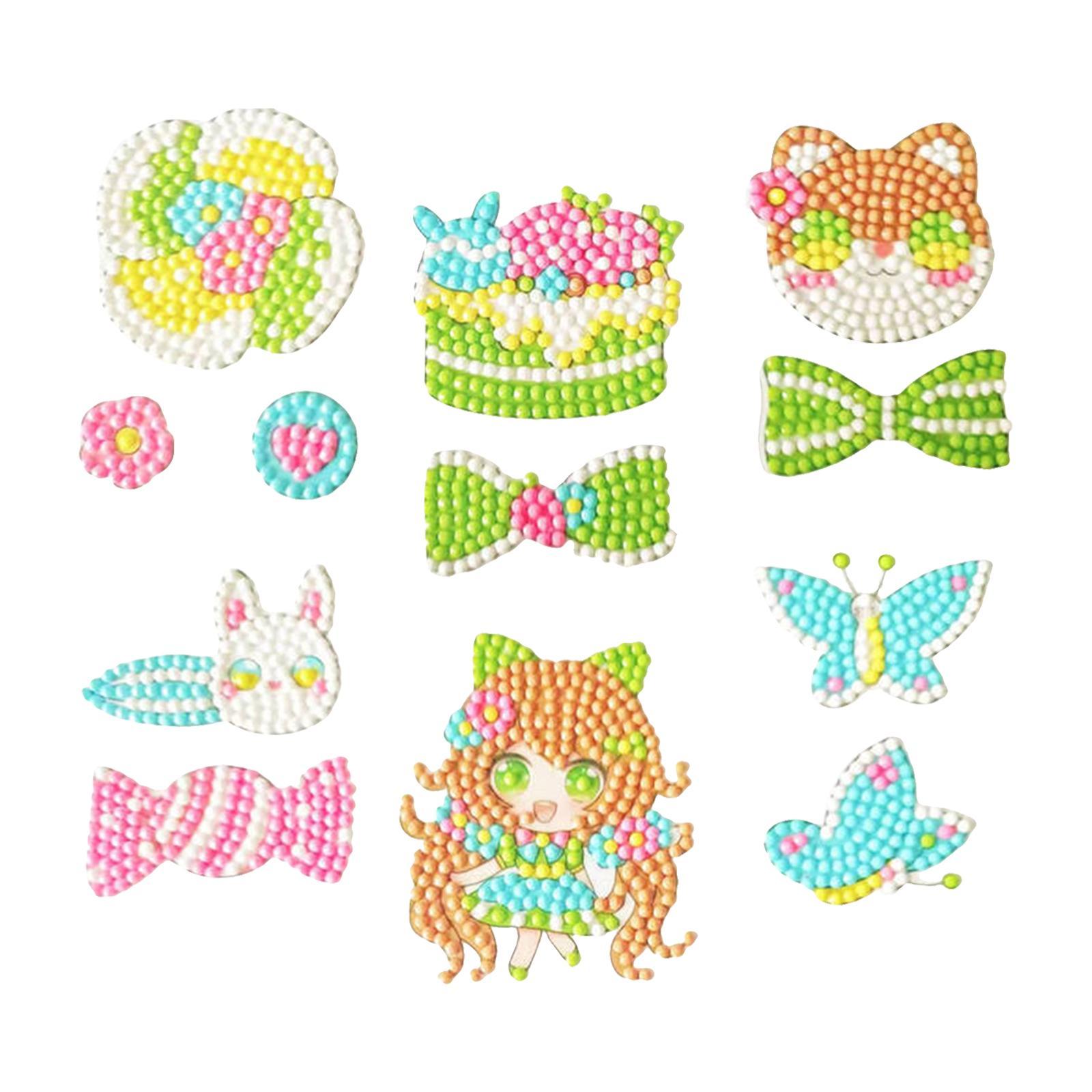 DIY  Stickers Cute Rhinestones Animals Paint by Number Kits