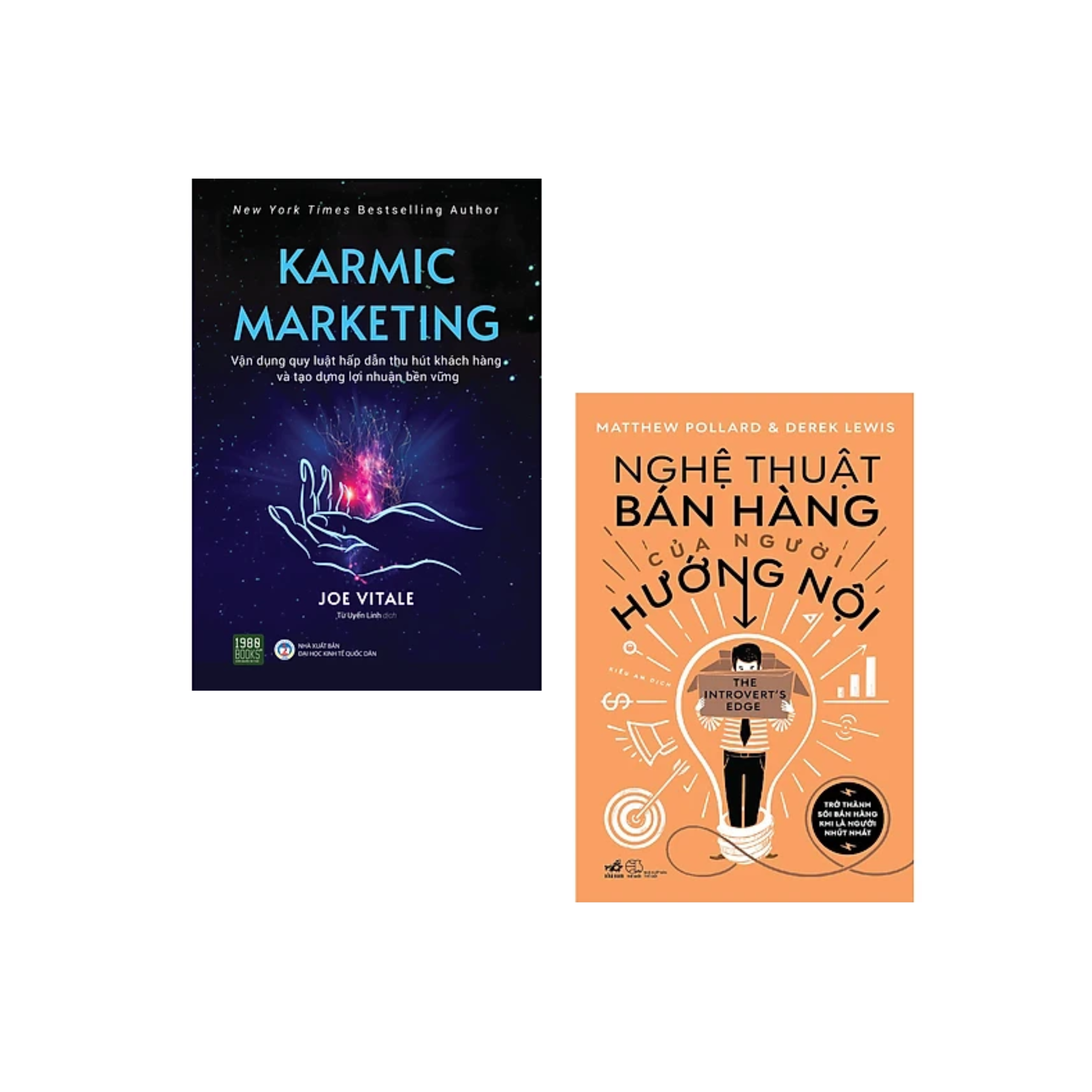 Combo 2Q Sách Marketing - Bán Hàng : Karmic Marketing +  Nghệ Thuật Bán Của Người Hướng Nội