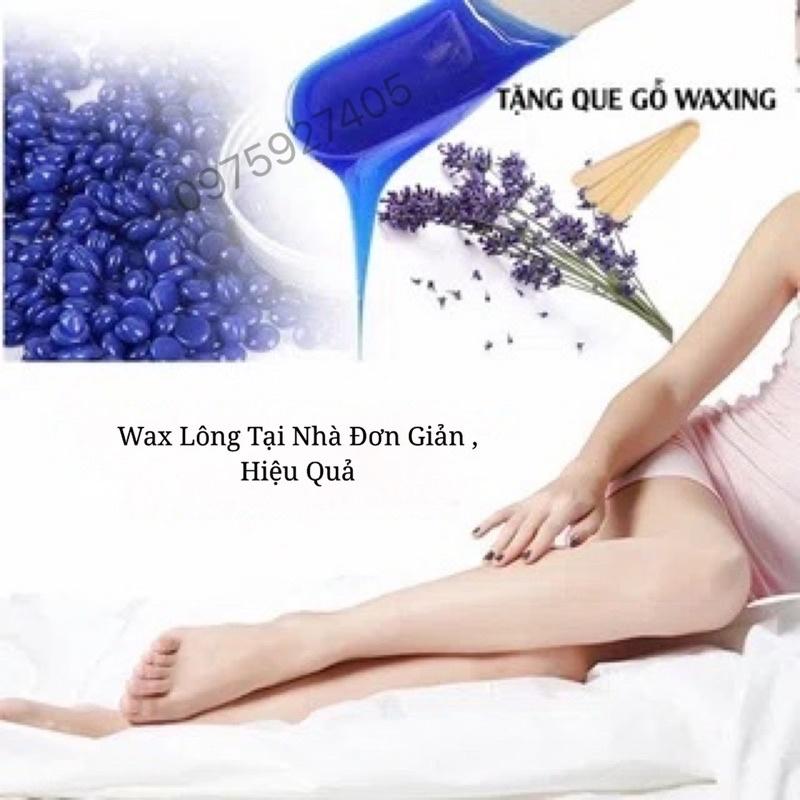 [Tặng Kèm Que Silicon Và Que Gỗ]Combo Nồi Nấu Sáp Wax Lông Nóng Pro Wax 100,Sáp Wax Lông,Mỡ Trăn