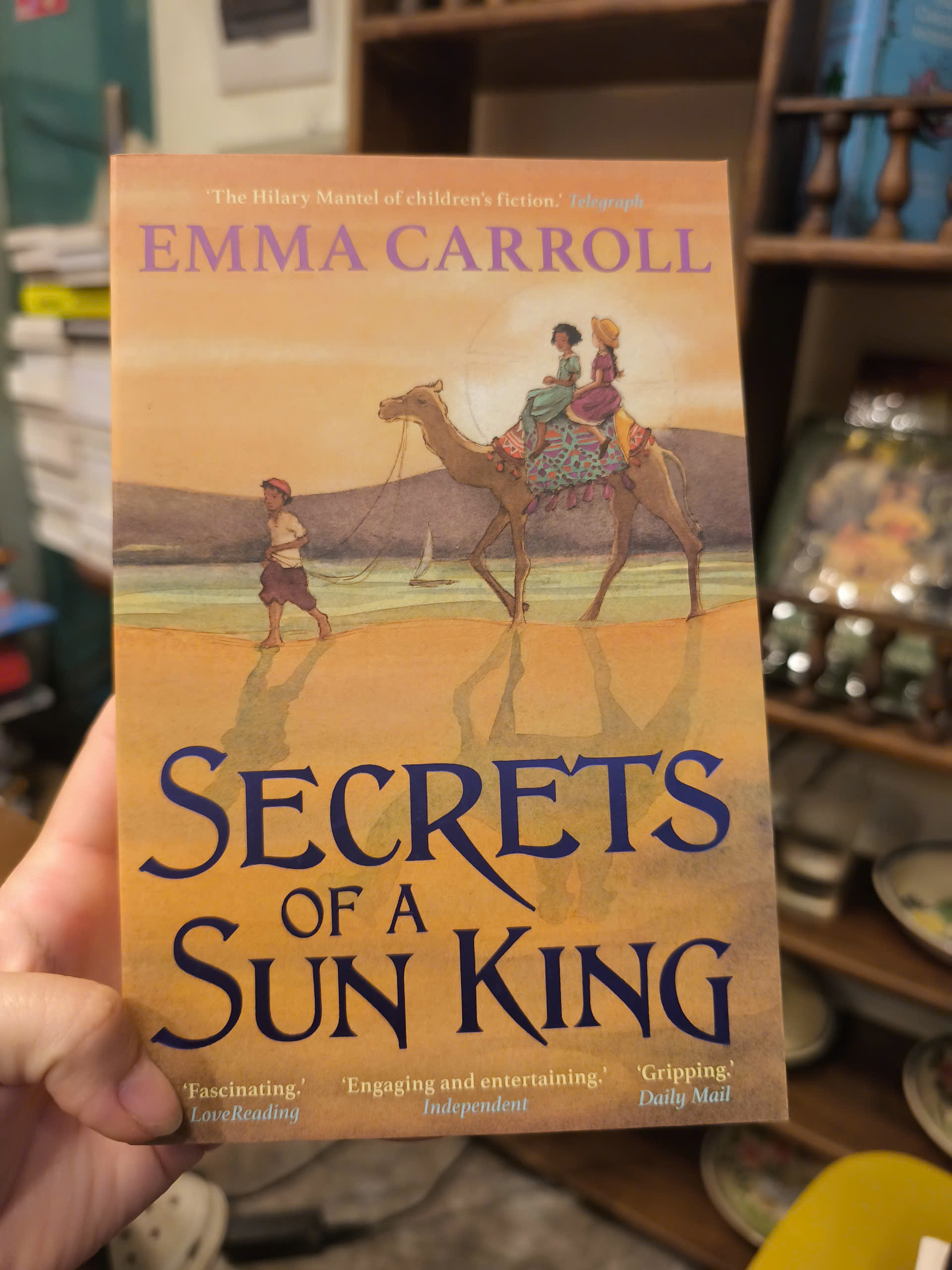 Sách - Secrets of a Sun King by Emma Carroll | Historical Children's Fiction | English Book
