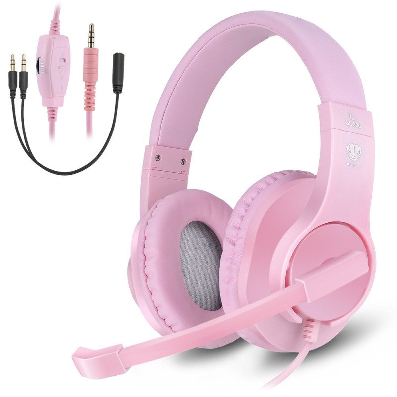 Tai Nghe Gaming Headset SL-300 Pink (Màu Hồng)