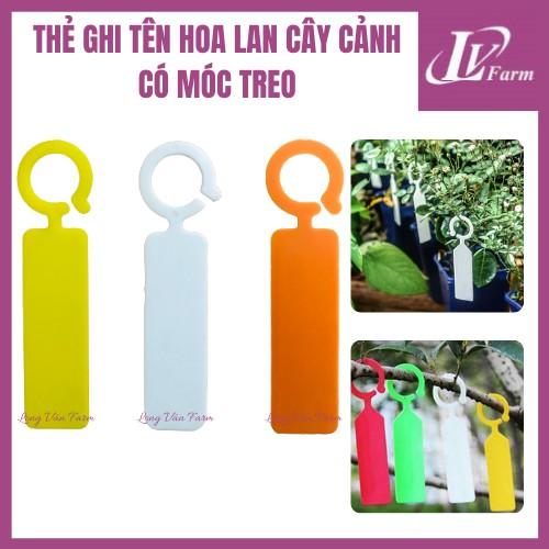 THẺ GHI TÊN LAN - Thẻ Nhựa Ghi Tên, Đánh Dấu Có Quai Móc Dùng Cho Hoa Lan, Cây Cảnh