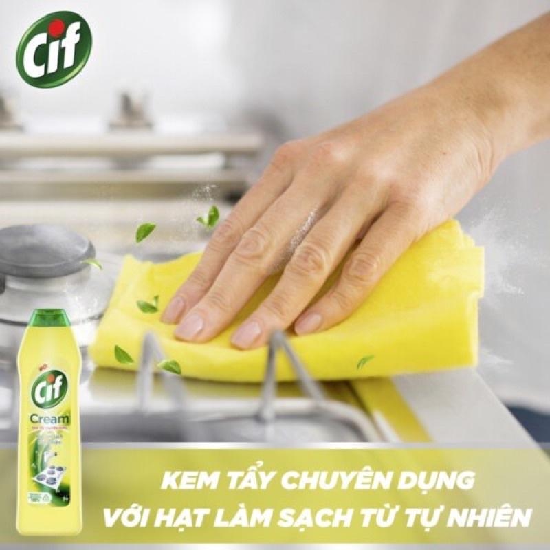 Kem tẩy đa năng nhà bếp CIF vàng - chai 690g