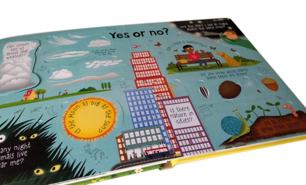 Hình ảnh Sách tương tác tiếng Anh - Usborne Lift the Flap Questions and Answers about Nature