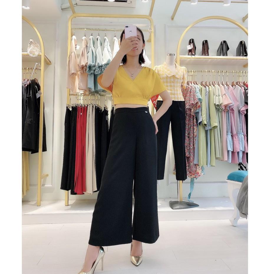 Quần Culottes Ống rộng cạp cao BY AGUST DESIGN
