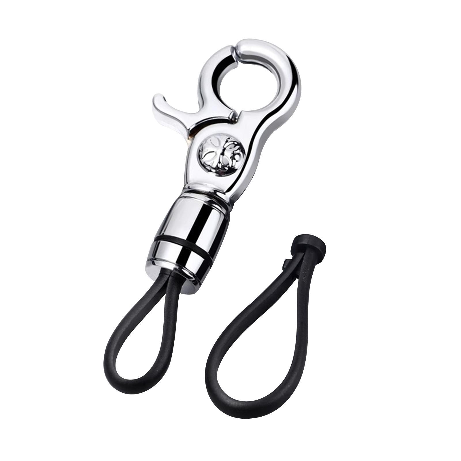 Key Fob Holder Business Keychain ,Heavy Duty ,360 Degree Rotatable,Metal Key , Motorcycle Keychain for Keys Backpack, Husband Boyfriend