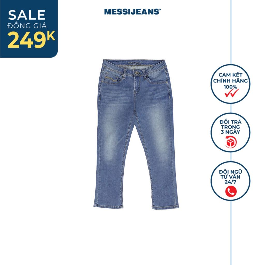 Quần jeans lửng nữ 80cm ống ôm MESSI SJW-651-18