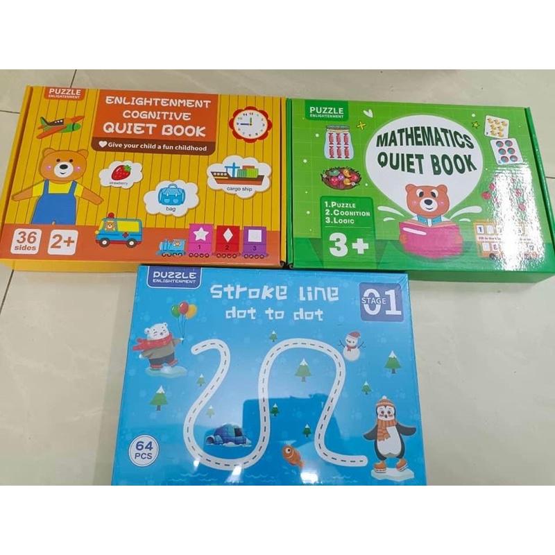 Học Liệu Montessori Bóc Dán 17 Chủ Đề Đồ Chơi Giáo Dục Sớm Cho Bé Tái Sử Dụng Nhiều Lần