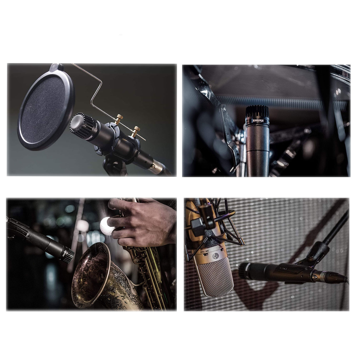 Mic Shure SM57-LC Micro Thu Âm Nhạc Cụ Biểu Diễn Chuyên Nghiệp SM57LC Microphone SM57 Hàng Chính Hãng USA - Kèm Móng Gẩy DreamMaker